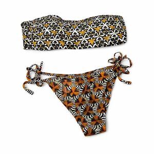Miss Bikini Luxe Bathing Suit 2 pieces Top Sz M padded Bottom Sz S NEW $234 SRP